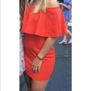 Off the shoulder dress